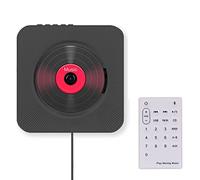 Lettori CD per la casa, Lettore CD Portatile con Bluetooth, Boombox Audio Domestico con Telecomando Radio FM USB MP3,Black