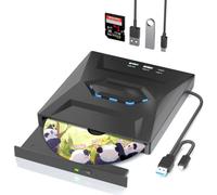 Lettori DVD esterni, box per unità ottica esterna mobile, interfaccia USB, universale per laptop e computer desktop, masterizzatore DVD RW po