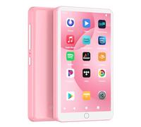Lettori MP3 144GB con Bluetooth WiFi, lettori MP4 da 2000mAh con schermo touchscreen da 4” e altoparlante, lettori musicali MP3 con sistema operativo Android 13, Spotify, Audible, Play Store (Pink)