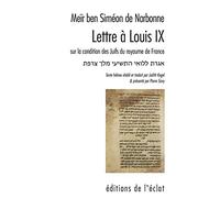 Lettre à Louis IX: Sur la condition des Juifs du royaume de France