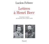 Lettres à Henri Berr