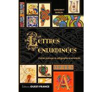 Lettres enluminées: Carnet pratique de calligraphie ornementale