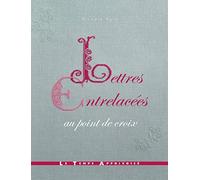 Lettres entrelacées au point de croix