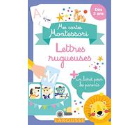 Lettres rugueuses: Avec 80 cartes et 1 livret pour les parents