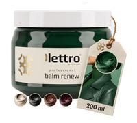 Lettro Balm Renew, balsamo restauratore condizionatore e ravvivatore dei colori di qualitá per articoli in pelle, mobili, sedili dell’auto, scarpe e articoli di selleria 200ml (Verde Scuro)