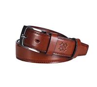 Lettro Cinta in Vera pelle per Uomo, Elegante 100% Vera Pelle Cintura da Uomo per Abito, Cinture in Pelle di Alta qualità da Uomo Fatta in Europa (Lunghezza: 120 cm | Larghezza: 3 cm/Marone)