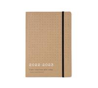 Letts Accademico Eco Writers - Quotes formato A5, verticale, 1 settimana su 2 pagine, colore: Marrone