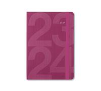 Letts Block - Agenda accademica 2023/2024, visualizzazione settimanale, formato A5, colore: rosa