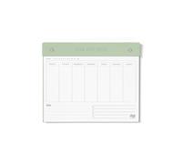 Letts Conscious Undated Weekly Notepad - sage