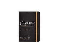 Letts Eco Writers Words - Agenda scolastica 2023/2024 con visualizzazione settimanale, formato A6, colore: nero