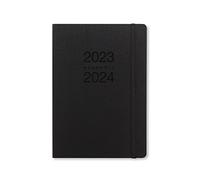 Letts Memo - Agenda accademica 2023/2024, formato A5, visualizzazione settimanale, colore: nero
