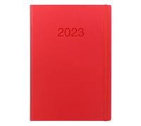 Letts Memo - Agenda settimanale 2022, formato A4, colore: rosso