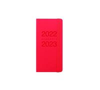 Letts Memo Slim Academic - Agenda settimanale 22.23, colore: rosso