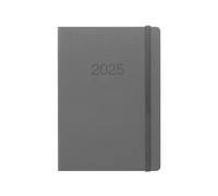 Letts of London Agenda 2025 con visualizzazione settimanale, formato A5, colore: cemento