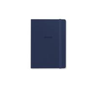 Letts of London Agenda 2025 Edge A6, visualizzazione settimanale con note, colore blu navy