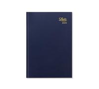 Letts of London - Agenda 2025 standard, formato A5, visualizzazione settimanale, colore: blu