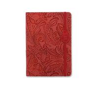 Letts of London Agenda 2026 visualizzazione settimanale A5 motivo Barocco Rosso 26-080393