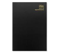 Letts of London Agenda accademica 2024/2025, formato A4, formato A4, un giorno per pagina con appuntamenti, colore nero