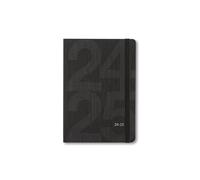 Letts of London Block - Agenda accademica 2024/2025, formato A6, visualizzazione settimanale, colore: nero