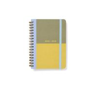Letts of London Diario accademico 2025/2026, formato A6, giornaliero, con appuntamenti, colore lime, 26-031903
