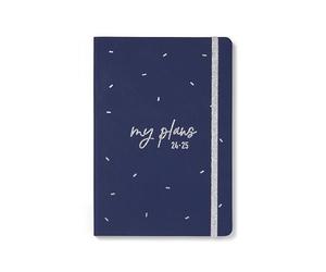 Letts of London Joy - Agenda accademica 2024/2025, formato A5, visualizzazione settimanale, colore: blu