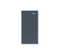 Letts Principal - Agenda settimanale 2024, sottile, colore: grigio