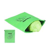 Lettuce Keeper, Produce Pouch, Refrigerator Fresh Tomato Breathable Storage Bag, Reusable Vegetable Saver For Drawstring Kitchen Ideal For Home, Café, Camping, Food Pouch