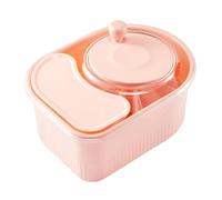 Lettuce Spinner, Vegetable Washer, 12.6x7.48x6.1 Inches Rotating Hand Crank Fruit Washer, Scrubber with Lid, Salad Washing Tool for Kitchen, Cooking, Meal Prep, Home, Picnic