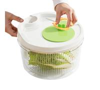 Lettuce Washer Container - Manual Crank Salad Spinner & Fruit Washer Bowl