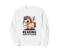 Lettura Cavaliere in Formazione Carino Pony Felpa