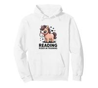 Lettura Cavaliere in Formazione Carino Pony Felpa con Cappuccio