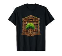 Lettura degli Amanti dei Libri della Biblioteca dell'albero della Conoscenza Maglietta