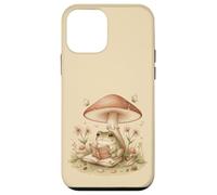 Lettura della rana nella foresta sotto i funghi Custodia per iPhone 12 mini