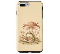 Lettura della rana nella foresta sotto i funghi Custodia per iPhone 7 Plus/8 Plus