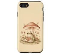 Lettura della rana nella foresta sotto i funghi Custodia per iPhone SE (2020) / 7/8