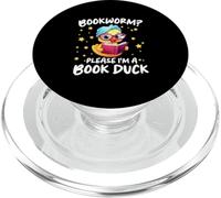 Lettura di Bookworm Please I'm A Book Duck Books Reader PopSockets PopGrip per MagSafe
