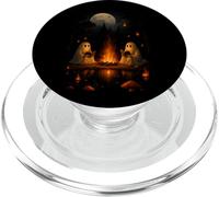 Lettura di fantasmi da falò sotto la luna piena PopSockets PopGrip per MagSafe