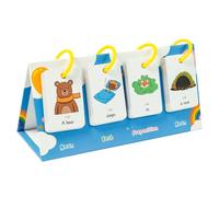Lettura di flashcard, costruzione di frasi per bambini | Giocattolo educativo per bambini che legge schede flash,Strumento educativo per la classe, grafico indipendente per la creazione di frasi per l