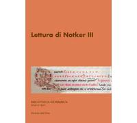 Lettura di Notker III. Ediz. multilingue