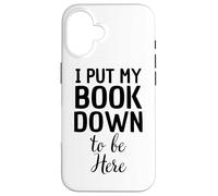 Lettura divertente citazione libro umorismo Custodia per iPhone 16