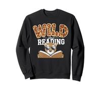 Lettura Tshirt Bookworm Reader Biblioteca per Bambini Felpa