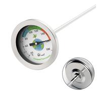 Letture della temperatura facilitate con sonda termometro terreno in acciaio ino