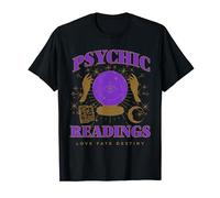 Letture psichiche Fortune Teller Tarocco Reader sfera di cristallo Maglietta