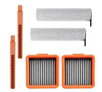 Letturn Kit di 2 spazzole a rullo, 2 filtri HEPA, 2 cuscinetti profumati per Uwant D5, D5, Pro, D100, D100, Pro, A60, V8, V10, D500, D600, parti di ricambio