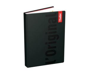 L'Etudiant - L'Original - Agenda accademica con copertina in gomma espansa, da settembre 2017 a settembre 2018, 15 x 20 cm, colore: nero