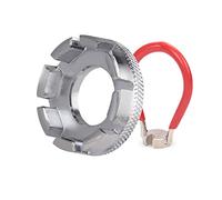 LETUSPORT - Set di 2 chiavi per regolazione dei raggi della bicicletta, Sivler e rosso