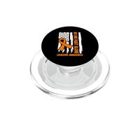 Leucemia consapevolezza America Cancro USA bandiera PopSockets PopGrip per MagSafe