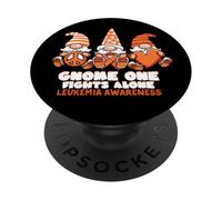 Leucemia Consapevolezza Gnomo Uno combatte il cancro da solo PopSockets PopGrip Adesivo