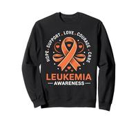 Leucemia Sostenere la consapevolezza del cancro del sangue Donne Uomini Leucemia Felpa