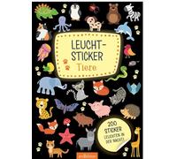 Leucht-Sticker - Tiere: 200 Sticker leuchten in der Nacht!
